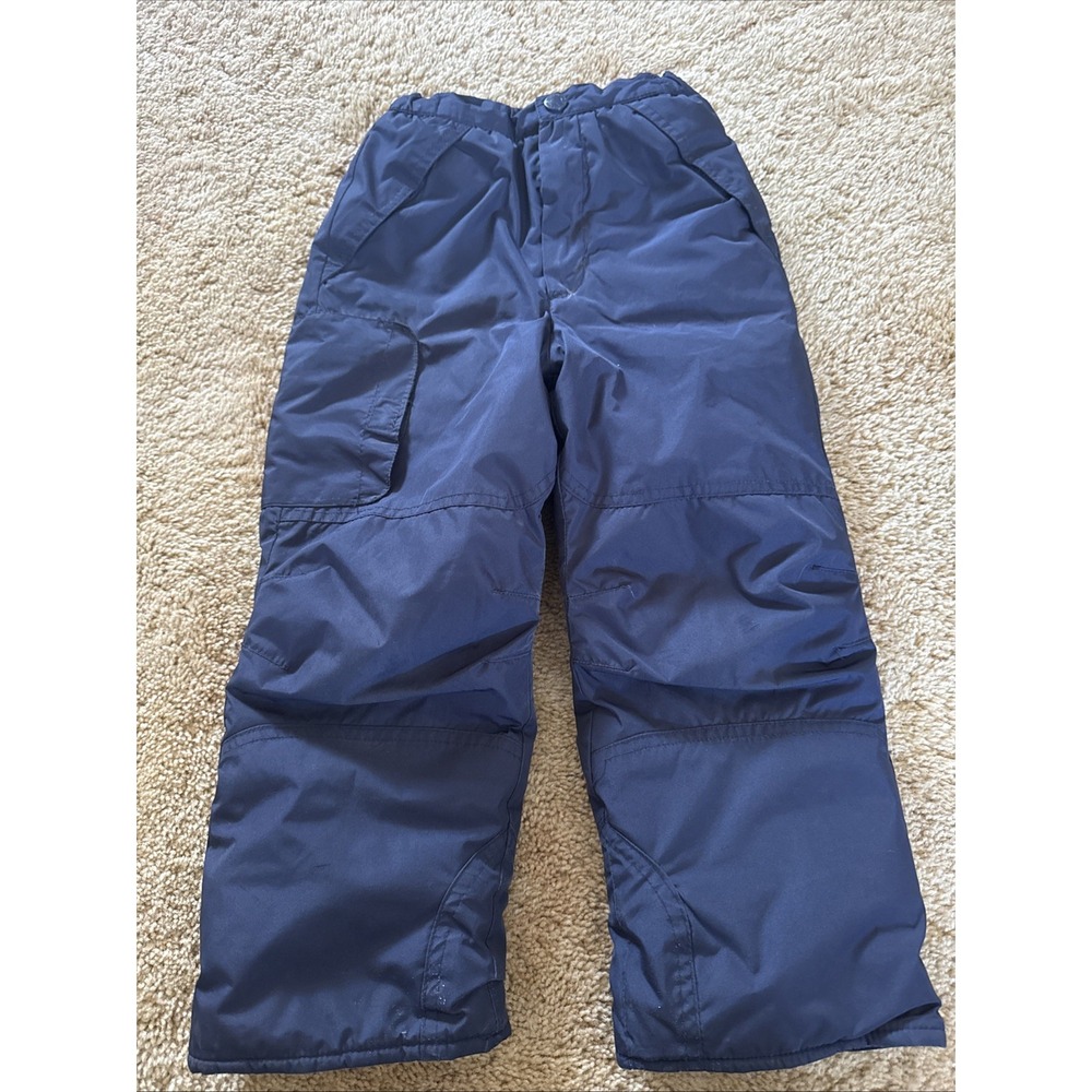 London Fog Navy Snow Pants Size 5/6 Kids
